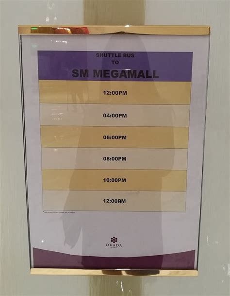 Okada Manila to SM Megamall .